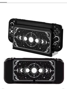 Nintendo Switch OLED w JoyCon Controller Protective Shell & Dock Case 4 Pc. Set
